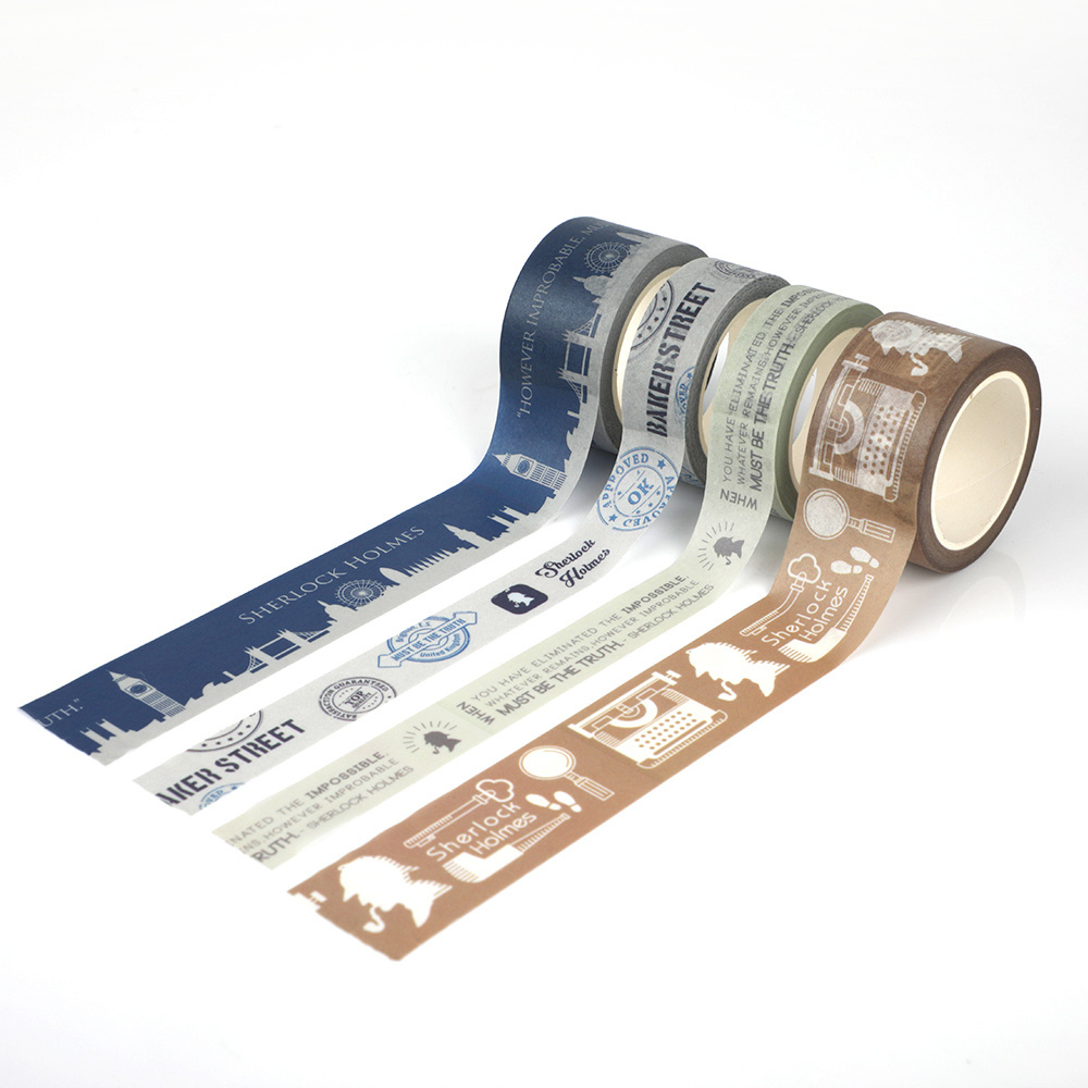 Washi Tape designer 15mmx10m Roll Decorative Sticky Paper Masking Tape Adhesive