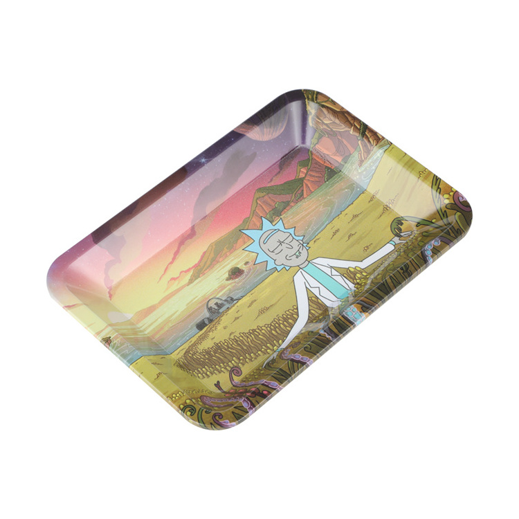 Cigarette Rolling Tray Customized Exquisite Tinplate Tray Chocolate Tool Storage Box