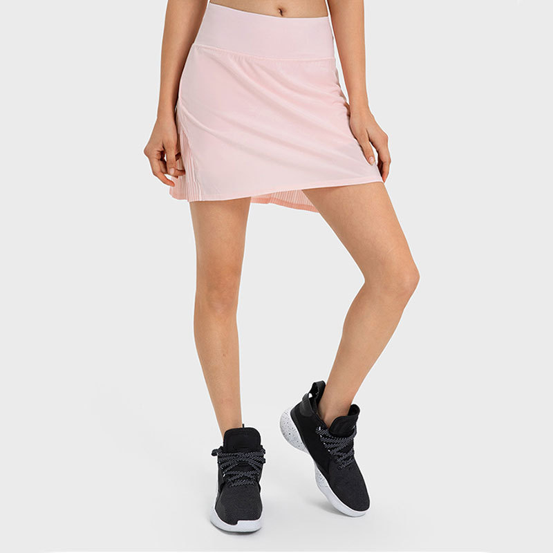 Wholesale Quick Dry Women Golf Short Skirt Anti-glare Running Workout Fitness Tennis Golf Skirt For Ladies