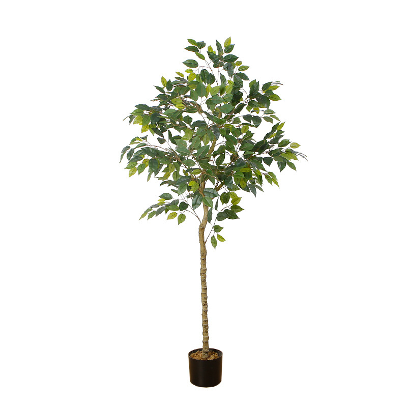 Large Ficus Tree Artificial Plant Artificial Ficus Tree with Pot Faux Plant Artificial Tree Home Decor 170cm