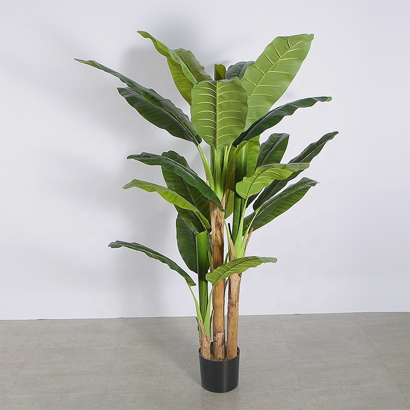 170 cm artificial banana tree artificial green indoor decorative bonsai tree for sale