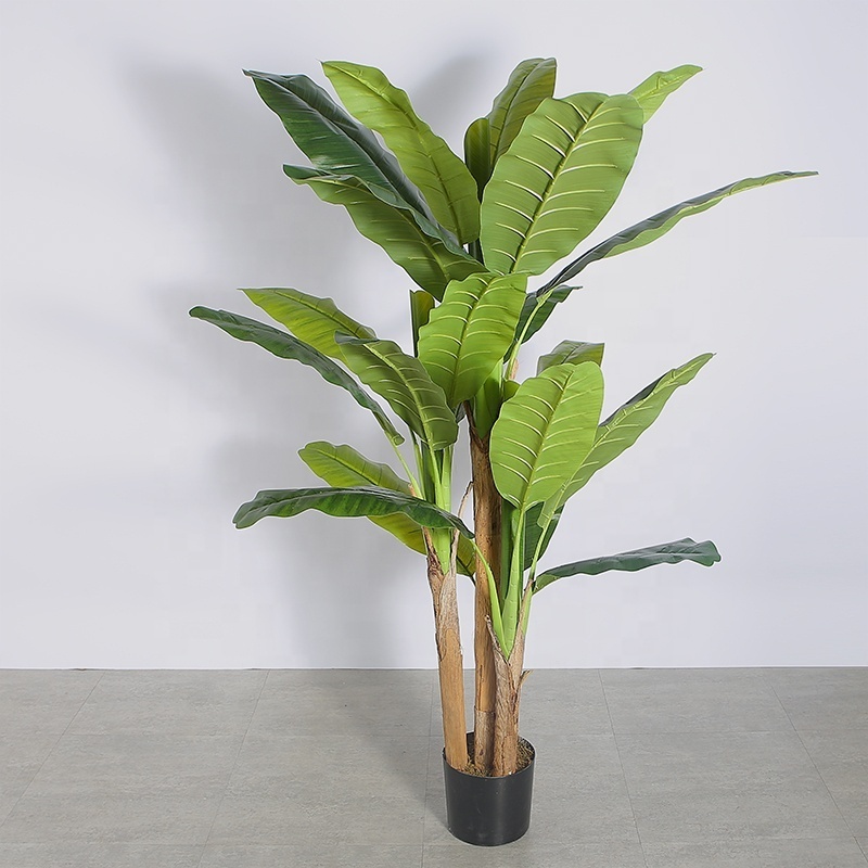 170 cm artificial banana tree artificial green indoor decorative bonsai tree for sale