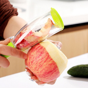 2021 Smart Kitchen Gadget For Home Stainless Steel Apple Fruit Palm Peeler For Potato Vegetable