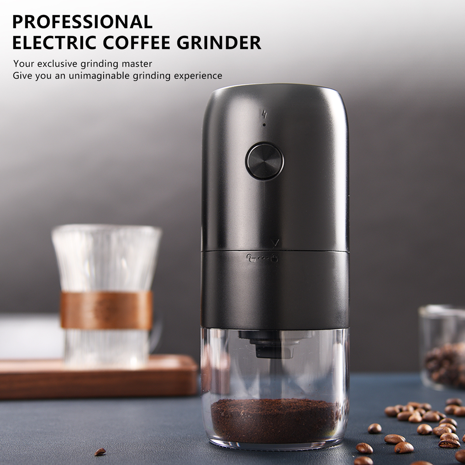 Best Seller Metal & Ceramic Conical Bur USB Electric Coffee Bean Grinders in Stock