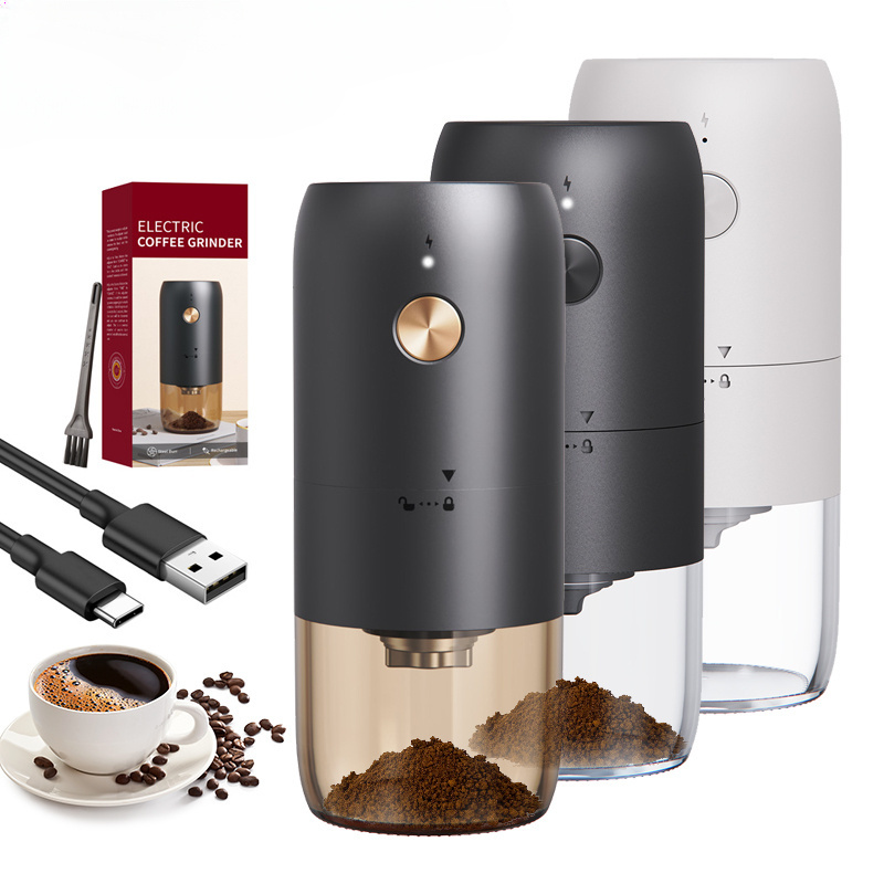 Best Seller Metal & Ceramic Conical Bur USB Electric Coffee Bean Grinders in Stock