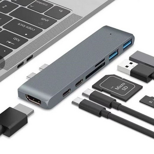 USB Type C Hub Dock 4K@30HZ HDTV Thunderbolt 3 for Macbook OTG USB3 0 Compatible Hub Docking Station Adapter