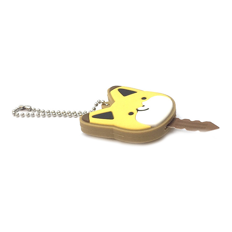 Audited Direct Guangdong Factory Custom Promotional Gifts Soft PVC Rubber Cartoon Key Cover