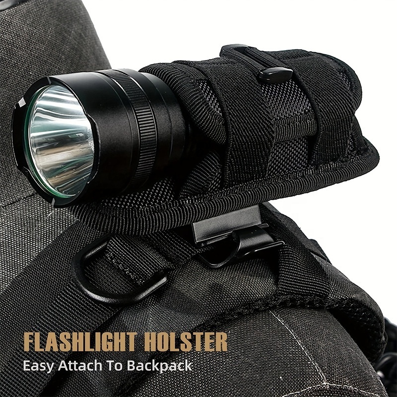 Tactical Smartphone Holster Molle Flashlight Pouch Holster Case Gadget Attachment Belt holder Waist Bag Hunting Light Holster