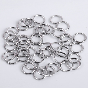 Wholesale Stainless Steel  DIY Jewelry Findings Open Single Loops Split Ring Jump Rings For Jewelry Making