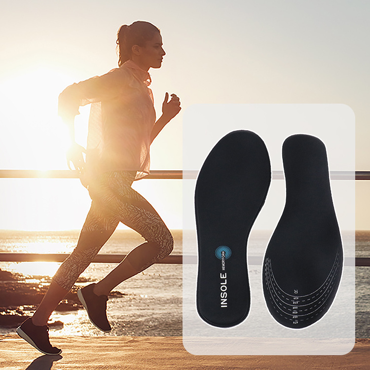 Skyfoot Cuttable Soft Memory Foam Insoles for Shoes Inserts Customizable with Logo Private Label