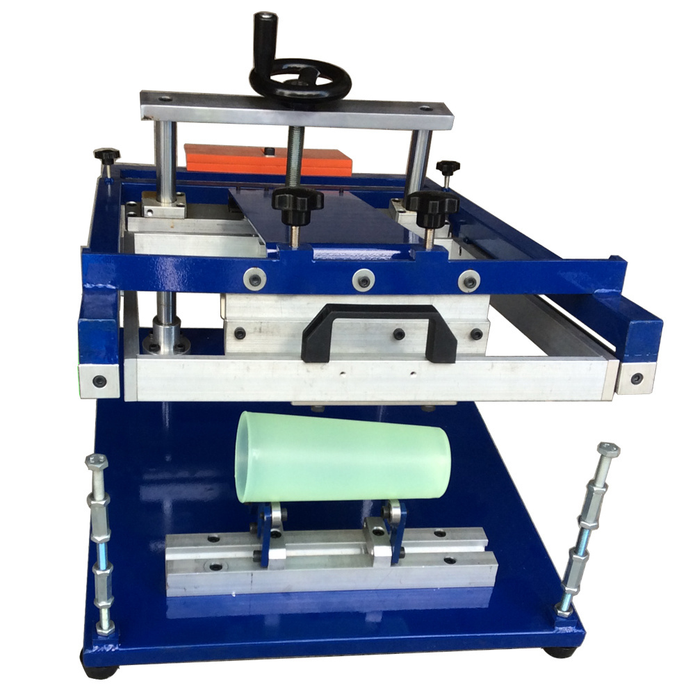 RUIDA Manual cylindrical screen printer bottles pens cups printing machine