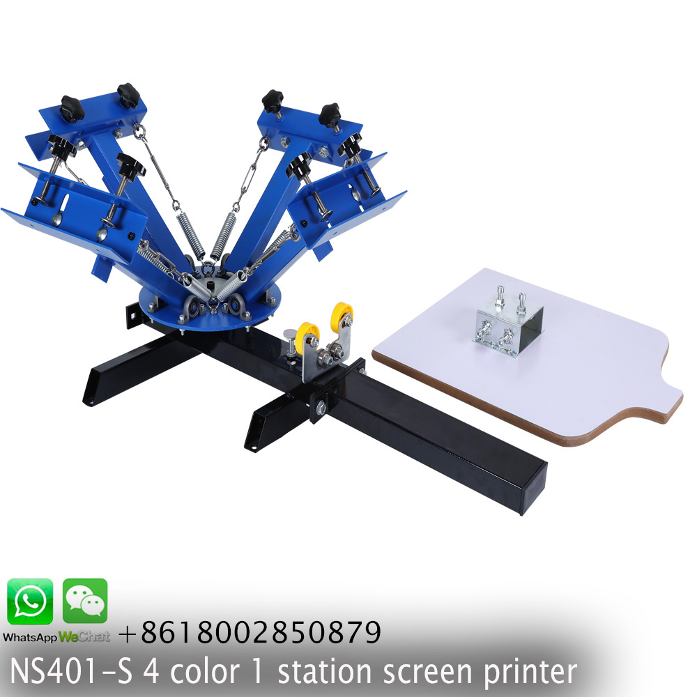 NS401 silk screen printing machine Rotary head table printing machine silk easy operation cheap price small printing machine