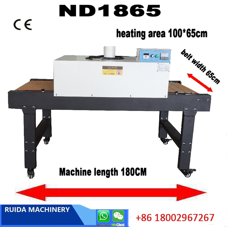 DGRuida ND1880 Conveyor dryer Belt Dryer Machine IR Conveyor Dryer For Screen Printing