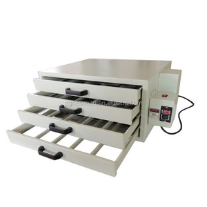 drying cabinet for screen frame screen printer