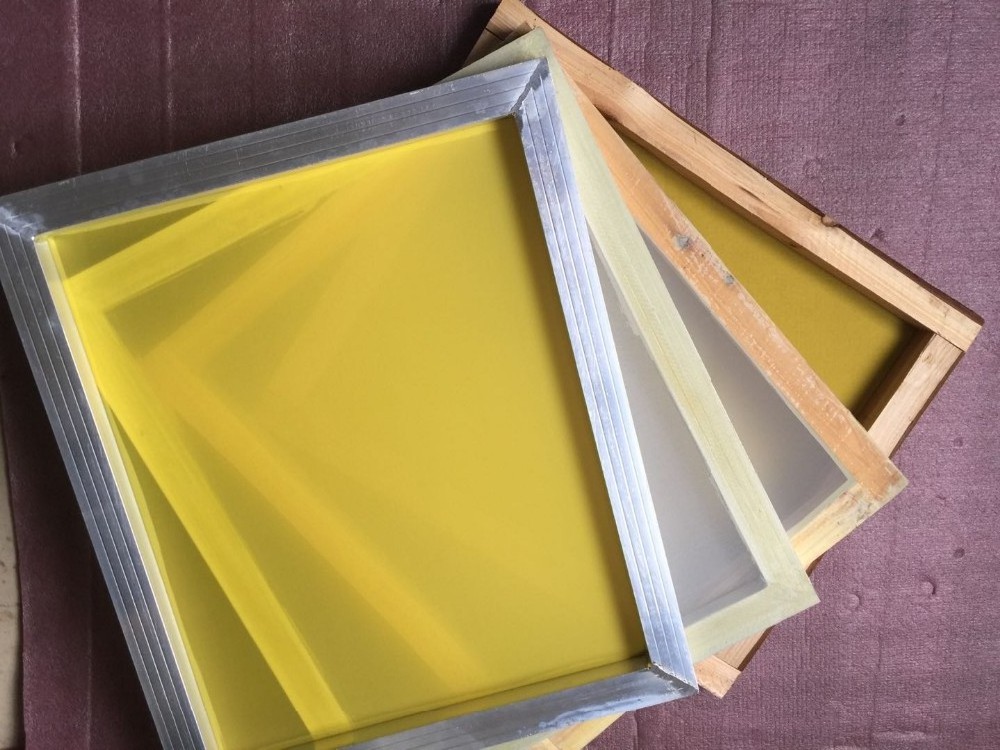 Silk Screen Printer Accessories Screen Mesh Squeegee Plastisol Ink Silkscreen Printing Supplies