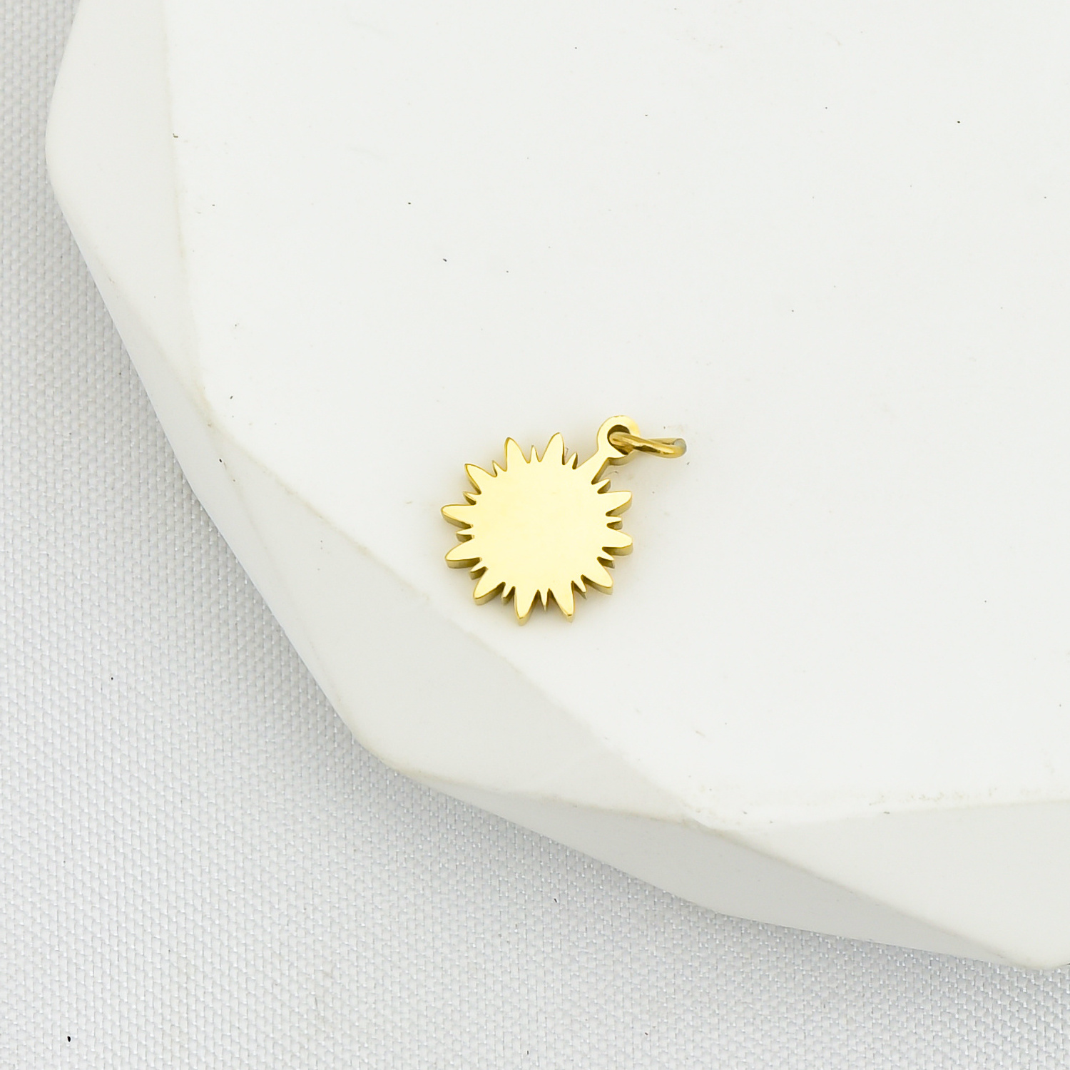 316L Stainless Steel Sun Moon Pendant Jewelry Findings & Components for Girls and Women