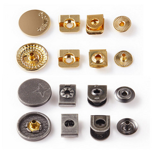 NIUNIU OEM Wholesale Custom Brass Metal Trouser Hook And Eye Snap Buttons For Garment