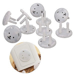 OEM outlet covers wall plate baby proof Cartoon Bear Europe Plastic Electrical plateation  Protect Toddlers  cover  Easy Install