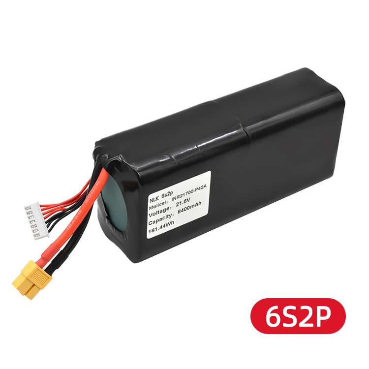 Custom 22.2V 21.6V  9600Mah 10Ah 6S1P 6S2P 6S3P Lithium Ion Battery Packs P42A P45B Molicel For Drone Power Tools Vehicles