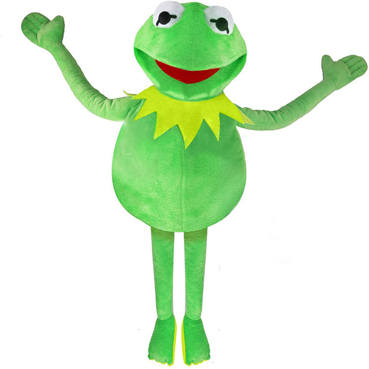 Wholesale Hot Sell Green Kermit Frog Plush Doll Frog Hand Puppet