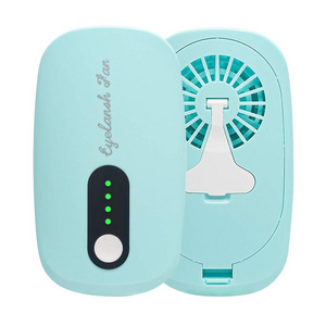 Bladeless Cooling Rechargeable Handheld Mini Fan Lash Dryer Eyelash Fan for Eyelash Extension