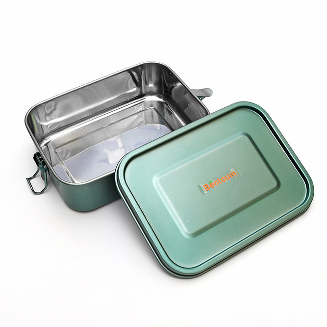 2021 new design 304 Stainless Steel Metal prepare Lunch Box