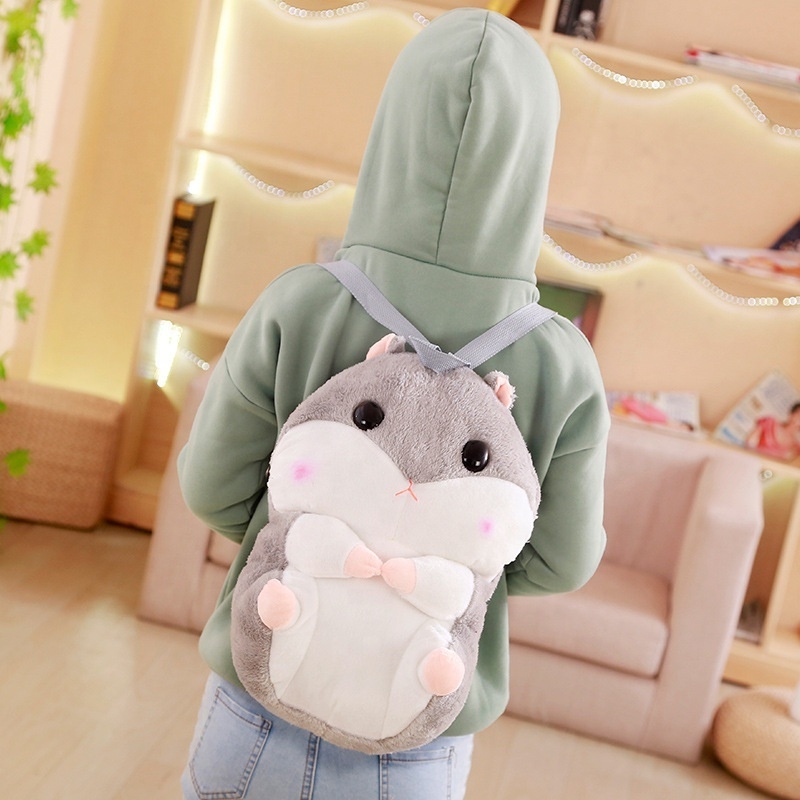 Purpose Cover Home Decor Cushion Blanket Pillow Three-in-one Hamster Backpack