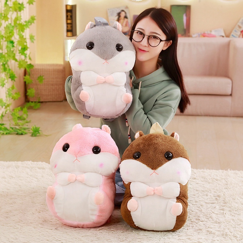 Purpose Cover Home Decor Cushion Blanket Pillow Three-in-one Hamster Backpack