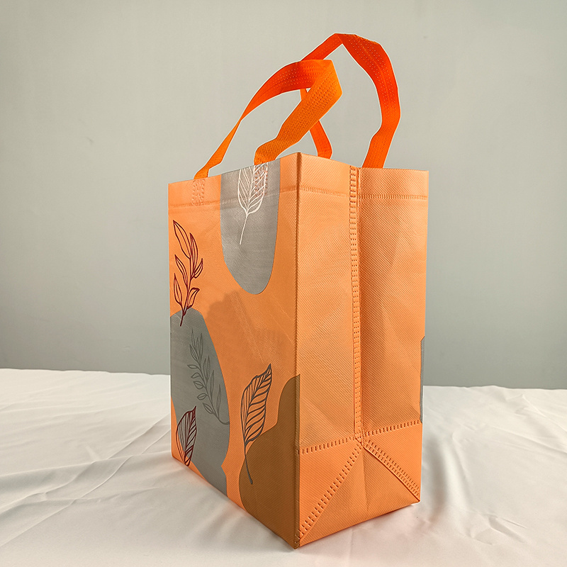 Custom Printing High Quality Eco Friendly Waterproof Fasioned Tote Non Woven Shopping Bag