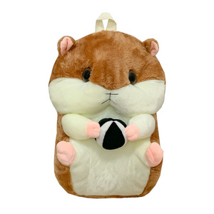 OMOI Custom Cartoon Hamster Plush Bag Crossbody Bag Doll Shoulder Bag Cute Children's Backpack