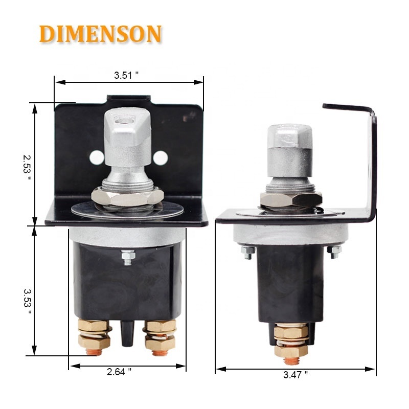 Waterproof Fixed 32V 500A Cut OFF Kill Handles Automatic Battery Disconnect Switch With Lock-Out Plate for Car RV Boat