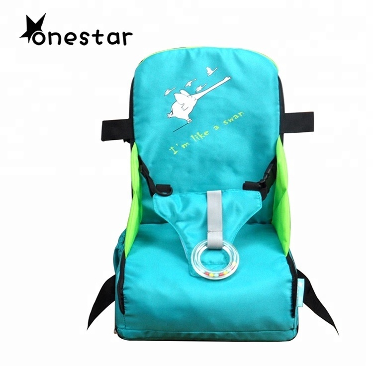 Outdoor Travel Portable Dining Baby High Chair Foldable Booster Seat for Kids Folding Chair Feeding Chair Polyester ODM Modern