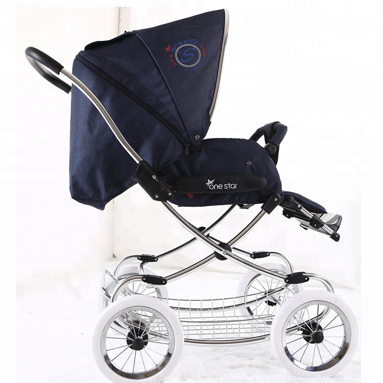 Wholesale can sit and lie down ultra-light folding baby umbrella stroller walk baby four-wheel shock-absorbing newborn stroller