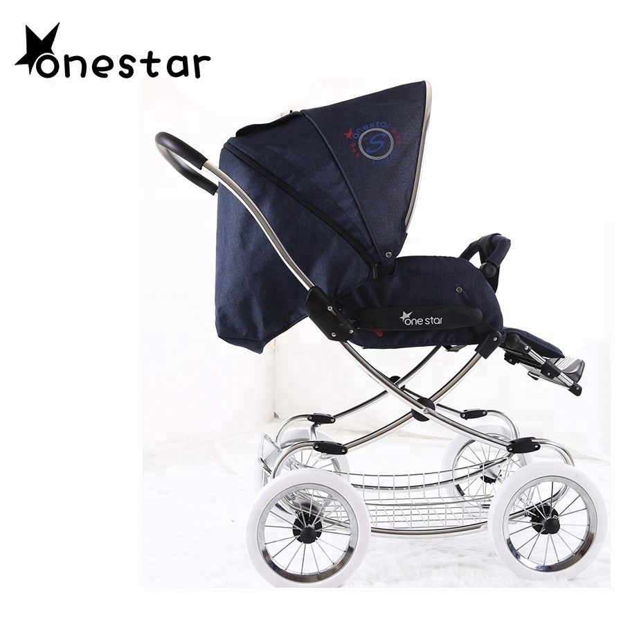 Wholesale can sit and lie down ultra-light folding baby umbrella stroller walk baby four-wheel shock-absorbing newborn stroller