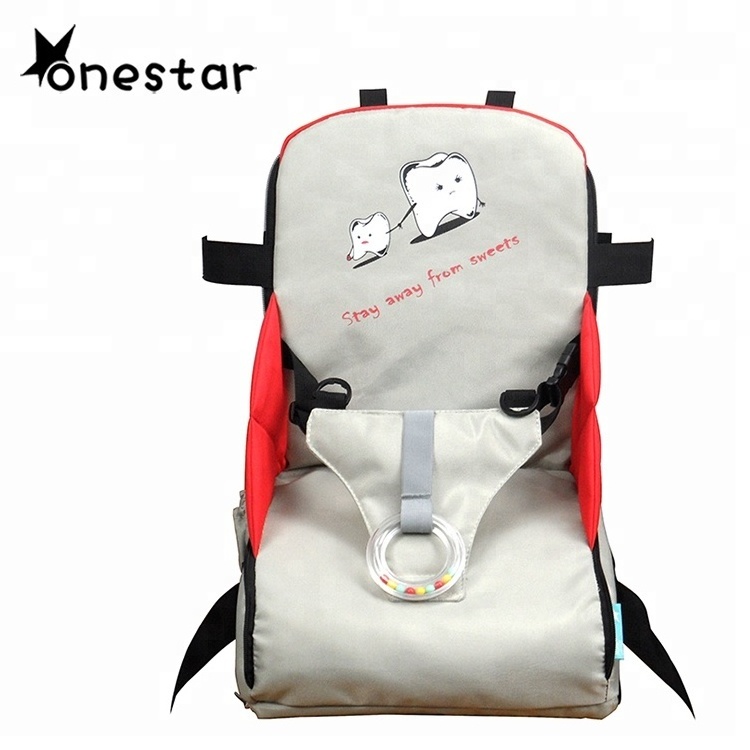 Outdoor Travel Portable Dining Baby High Chair Foldable Booster Seat for Kids Folding Chair Feeding Chair Polyester ODM Modern