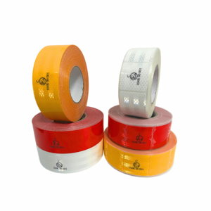 3M ECE-104R Conspicuity Yellow Red White Reflective Film Tape For Truck Vehicle Trailers