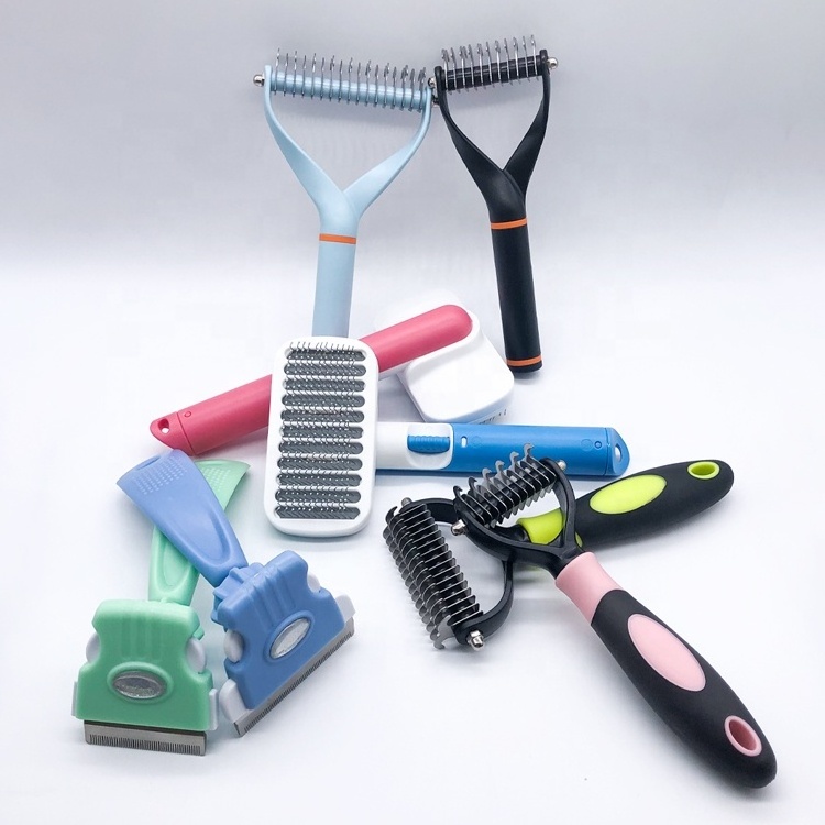 Pet Product Beauty Tool Massage Comb Daily Cleaning Slicker Hair Removal Brush All Animal Cat Dog Comb Pet Grooming Brush