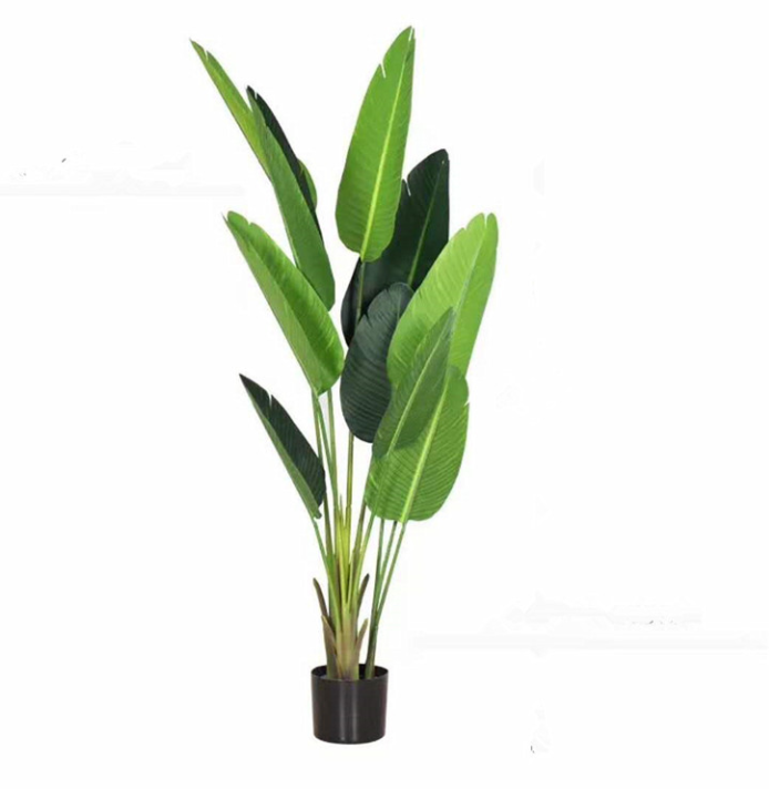 6ft Decoration Indoor Traveler Banana Bonsai Artificial Plants Trees Wholesale Simulation Greency plants