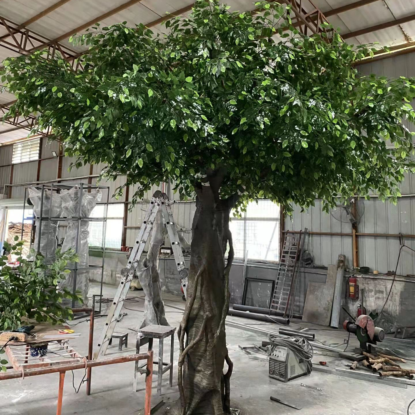 Artificial big  ficus tree Plants For hotel use banyan tree