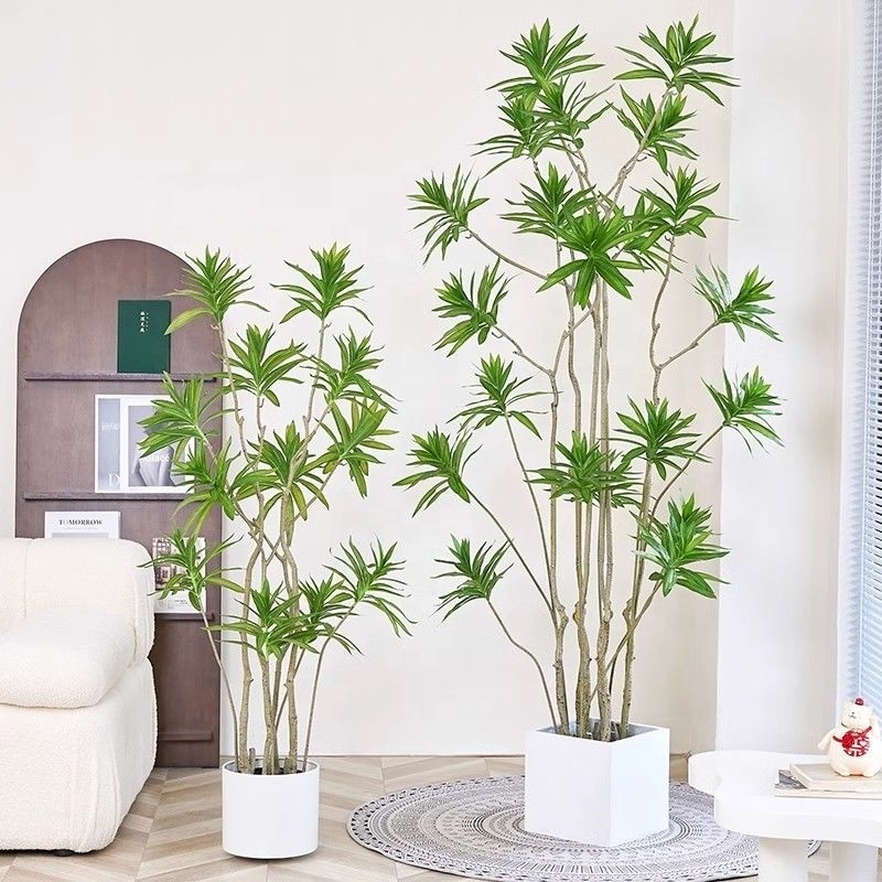 Wholesale Lily Bamboo Indoor Artificial Plant Agave Tree Living Room High Quality Potted  plant