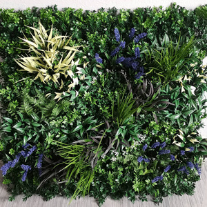 Artificial fireproof green plant wall