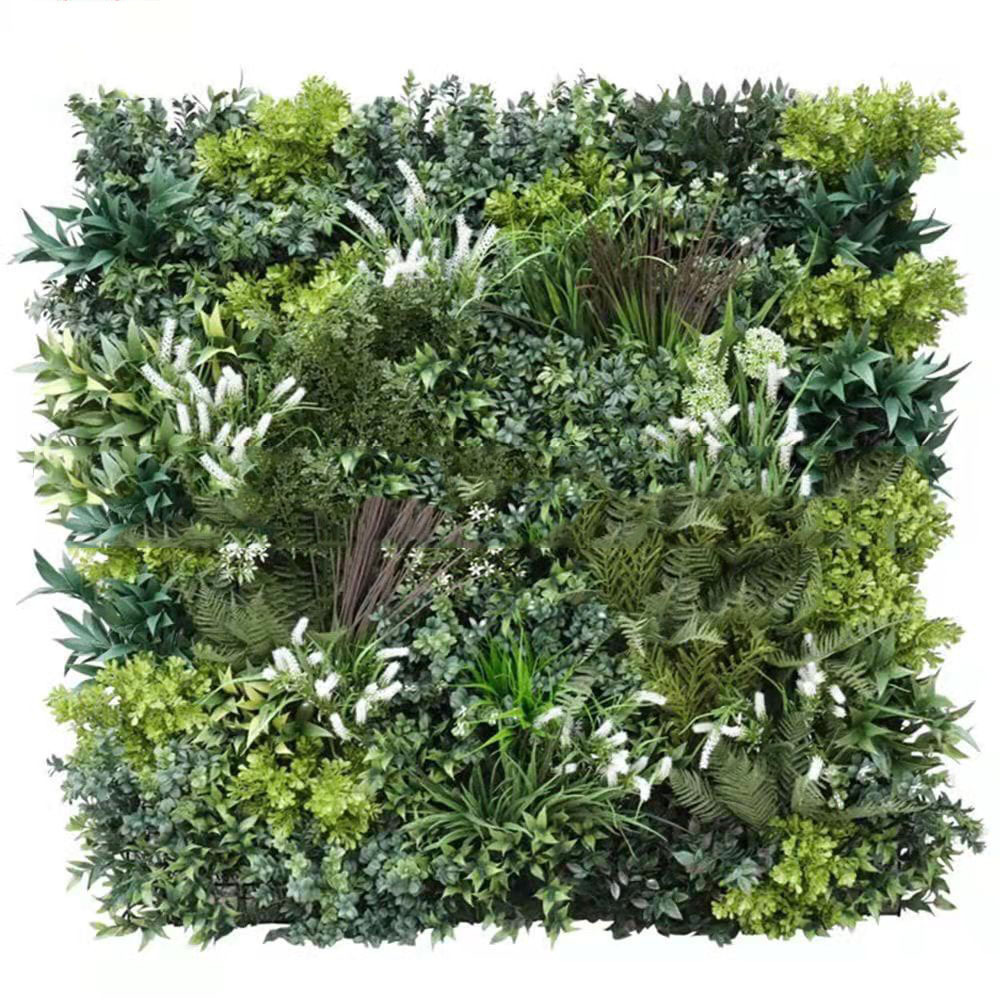 Artificial fireproof green plant wall