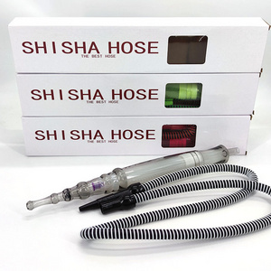 Factory Wholesale Luxury Acrylic Hookah Pipes Good Quality Glass Pipes Smoking Plastic Hookah Accessories Shisha Hoses