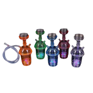 Factory Cheap Price Wholesale Portable Mini Hookah Disposable Hookah Plastic Led Hookah