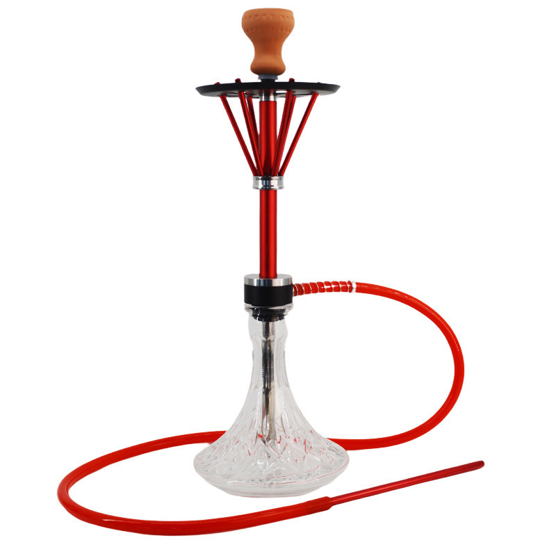 Top sale Cheap Arabian Hookah Set Single Tube Bar Ktv Glass Hookah Chicha Luxury Hookah Shisha Set