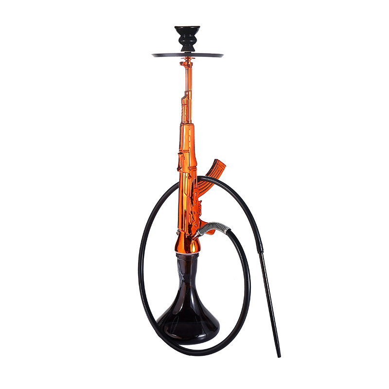 New Design 78CM Large Size Hookah AK47 Arab Premium Narguile Shisha Smoking Hookah Set With Silicone Hose Hookah