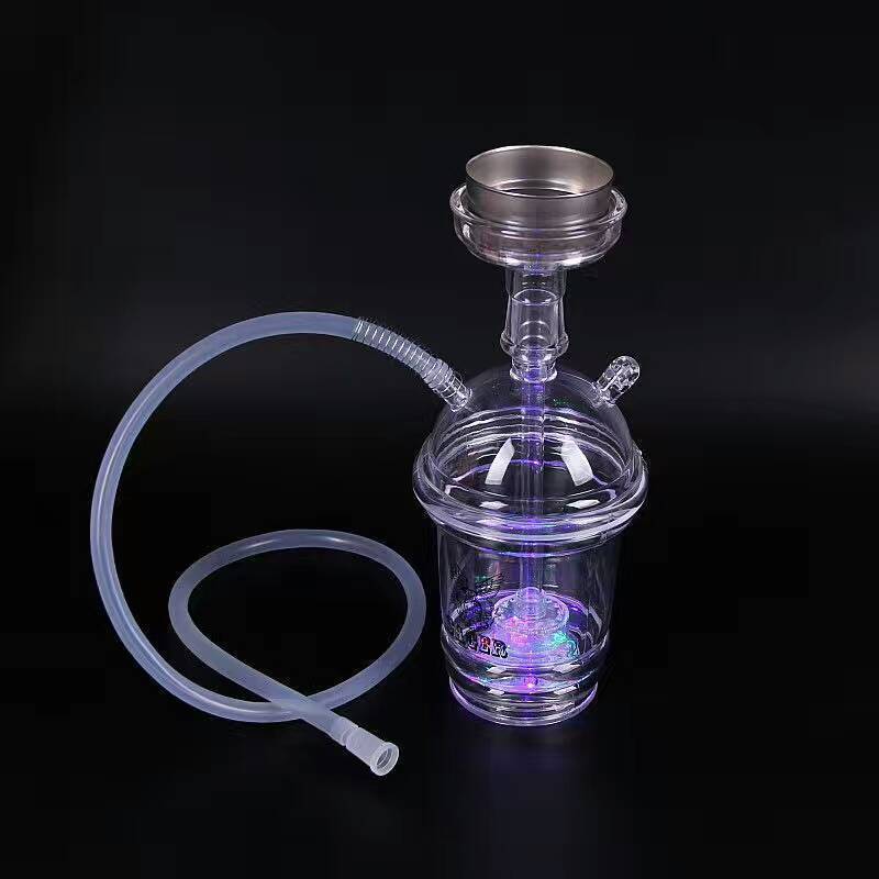 Factory Cheap Price Wholesale Portable Mini Hookah Disposable Hookah Plastic Led Hookah