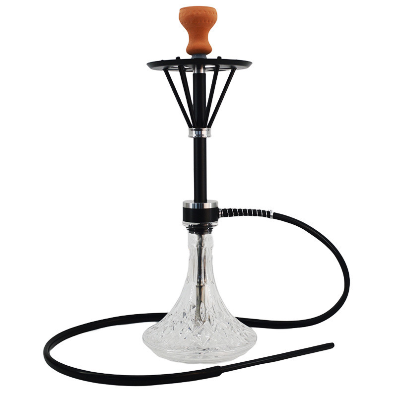 Top sale Cheap Arabian Hookah Set Single Tube Bar Ktv Glass Hookah Chicha Luxury Hookah Shisha Set