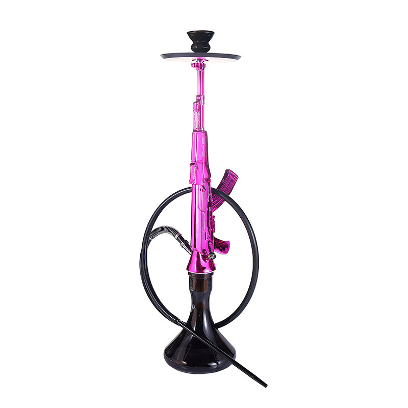 New Design 78CM Large Size Hookah AK47 Arab Premium Narguile Shisha Smoking Hookah Set With Silicone Hose Hookah