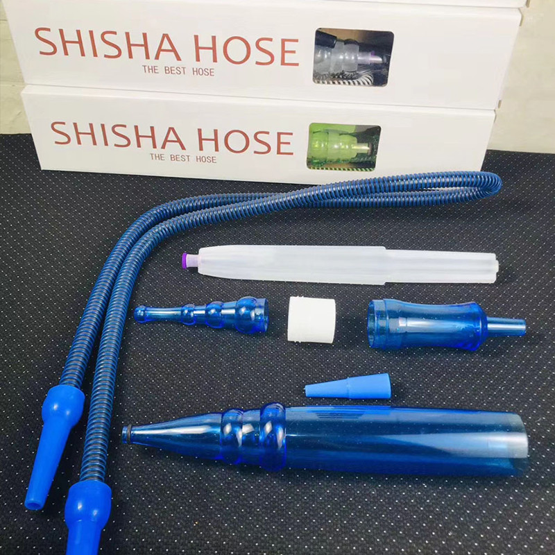 High Quality Hookah Smoke Shisha Pipe Glass Bubble Pipes Disposable Silicone Hose Hookah Accessories Shisha Hookah Hose